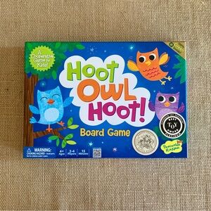 PEACEABLE KINGDOM Hoot Owl Hoot! Board Game Cooperative Game Play Matching 4+